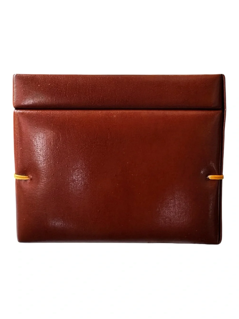 WOLF Designs Leather Travel Jewelry Box & Photo Frame Case
